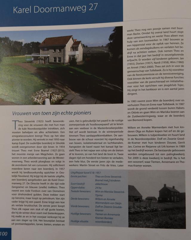 Bladzijde 100 van het Boerderijenboek Tollebeek.
